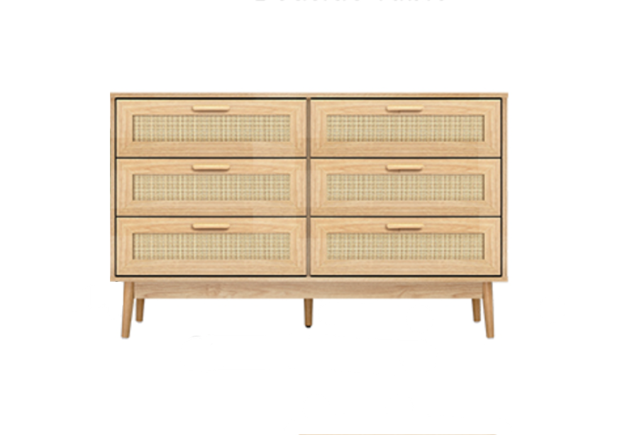 RATTAN SET OF DRAWERS
