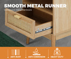Rattan Bedside Table