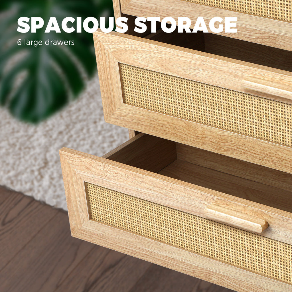 RATTAN SET OF DRAWERS