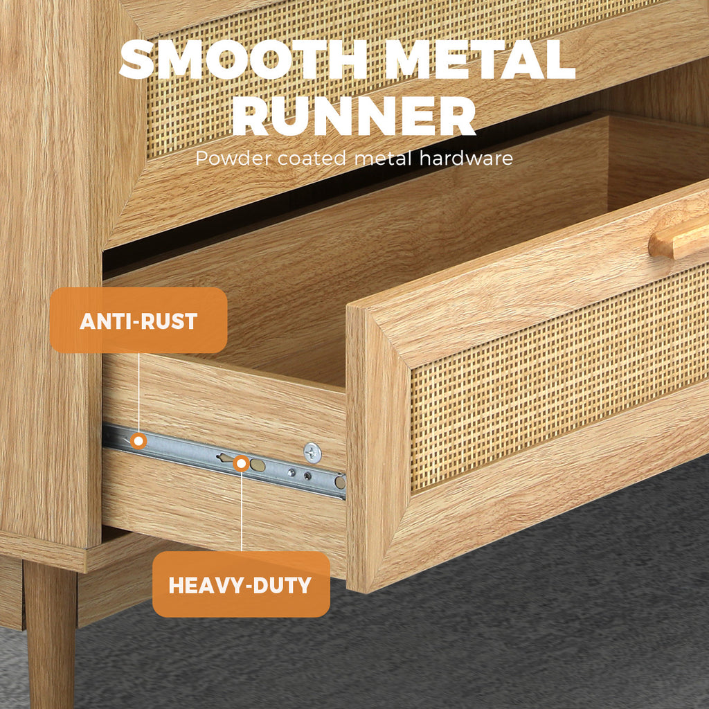 RATTAN SET OF DRAWERS