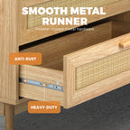 RATTAN SET OF DRAWERS